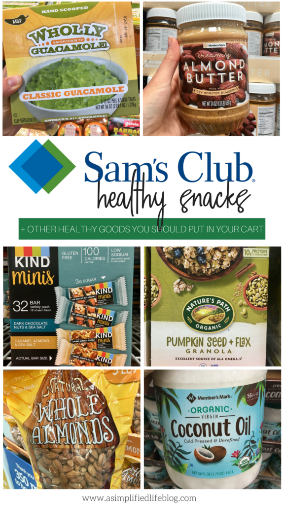 Sam's Club Healthy Snacks + Other Healthy Goods You Should Put In Your Cart  - A Simplified Life