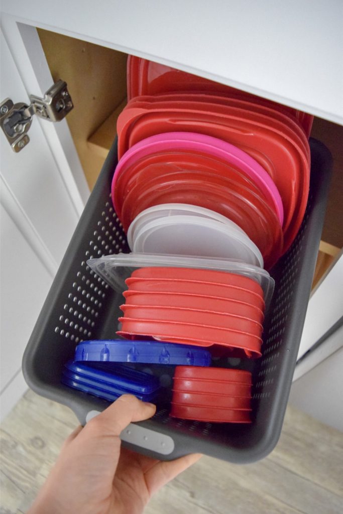 How To Organize Tupperware On A Budget A Simplified Life